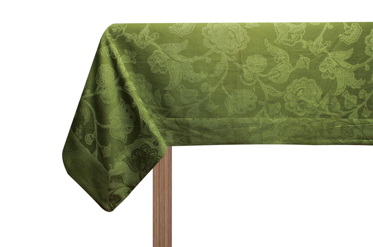 Floweret Jacquard Table Cloth (60*90 Inches) 1 Pc